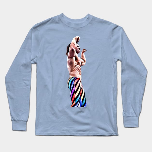 Ravishing Rick Rude: The Pose Long Sleeve T-Shirt by flashbackchamps